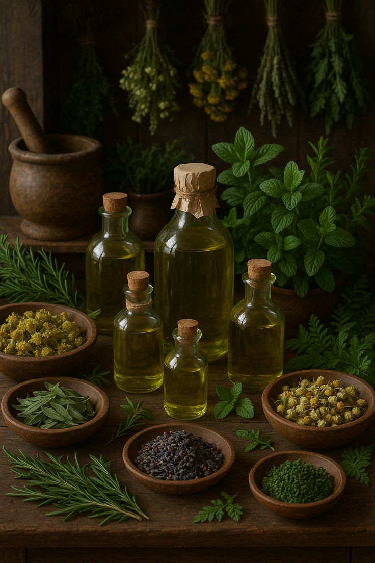 Siddha herbs and medicated oils